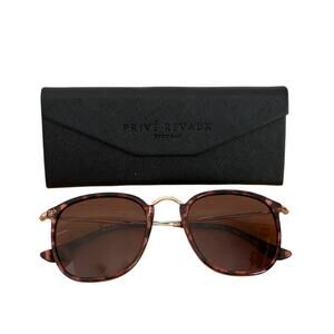 Privé Revaux “The London” Sunglasses – Tortoise Frame – Brown Gradient Lenses